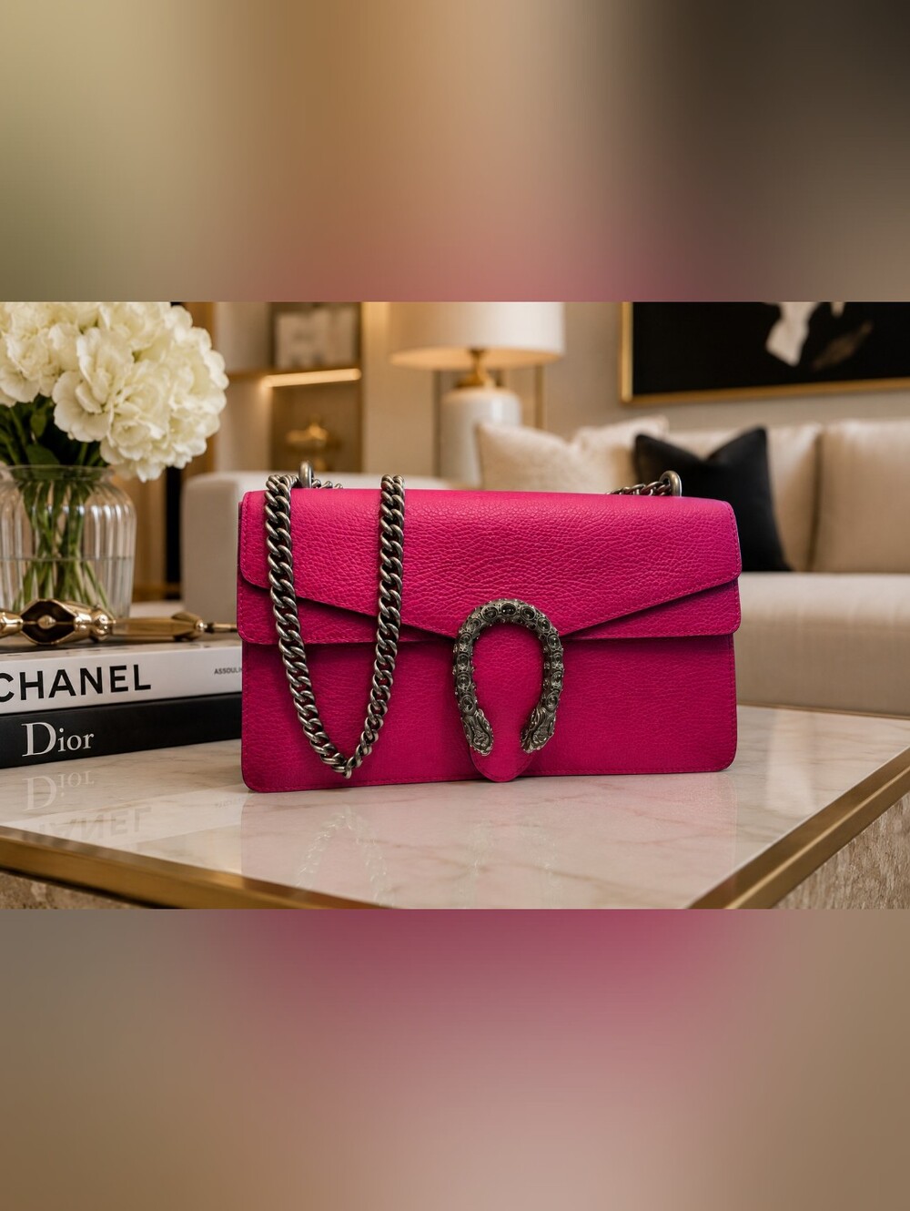 Gucci Dionysus Crystal Shoulder Bag